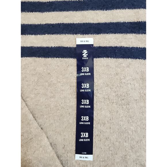 Izod Men's 3XL NWT 1/4 Zip Sweater - Picture 3 of 6
